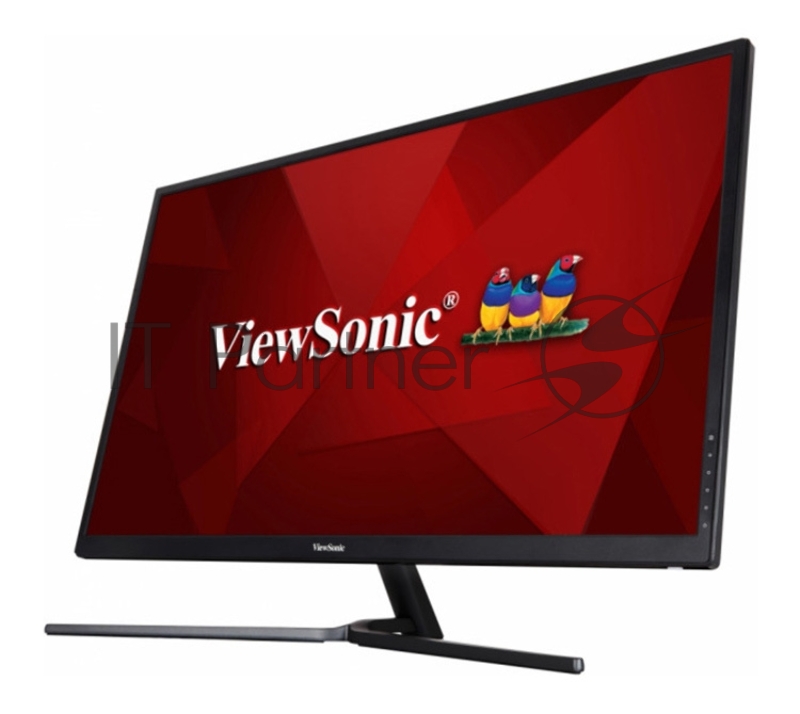 Монитор Viewsonic 32 VX3211-4K-MHD VA LED, 3840x2160, 300cd/m2, 178°/178°, 80Mln:1, D-Sub, 2*HDMI, Display Port, Tilt, колонки, Headphone Out, VESA, Black