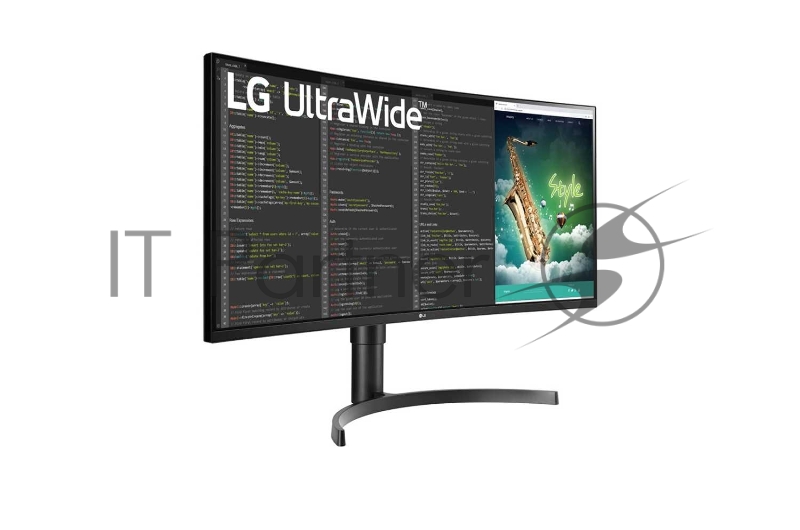 Монитор 35 LG 35WN75C-B черный VA LED 21:9 HDMI M/M матовая HAS 300cd 178гр/178гр 3440x1440 DisplayPort UWQHD USB 8.3кг