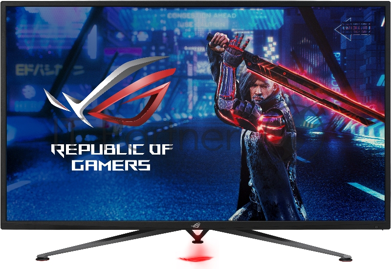 МОНИТОР 43 ASUS Gaming XG438QR Black (LED, Wide, 3840x2160, 120Hz, 4ms, 178°/178°, 450 cd/m, 4000:1, +DP, +3хHDMI, +2xM