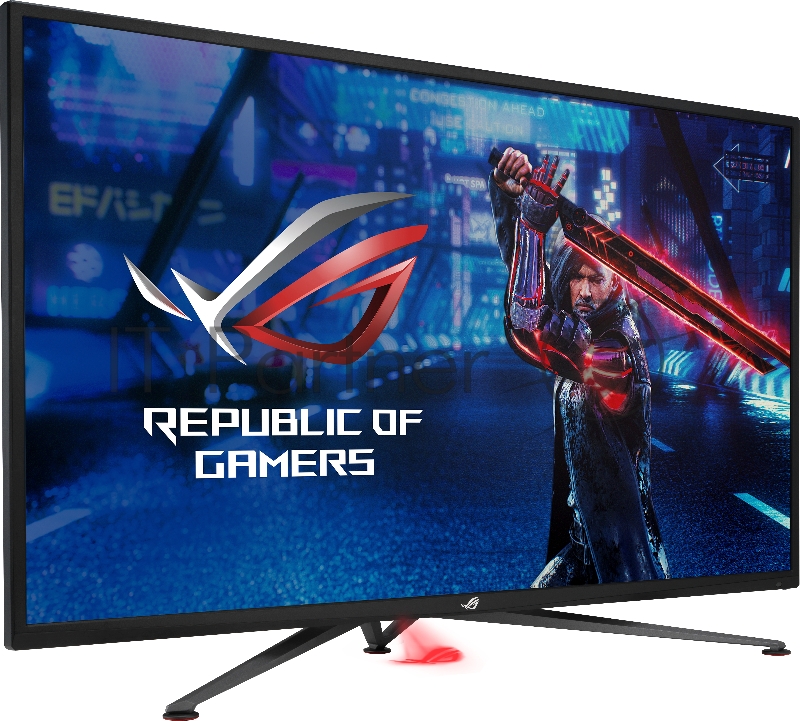 МОНИТОР 43 ASUS Gaming XG438QR Black (LED, Wide, 3840x2160, 120Hz, 4ms, 178°/178°, 450 cd/m, 4000:1, +DP, +3хHDMI, +2xM