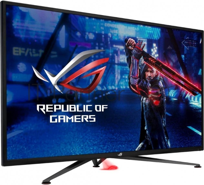 МОНИТОР 43 ASUS Gaming XG438QR Black (LED, Wide, 3840x2160, 120Hz, 4ms, 178°/178°, 450 cd/m, 4000:1, +DP, +3хHDMI, +2xM