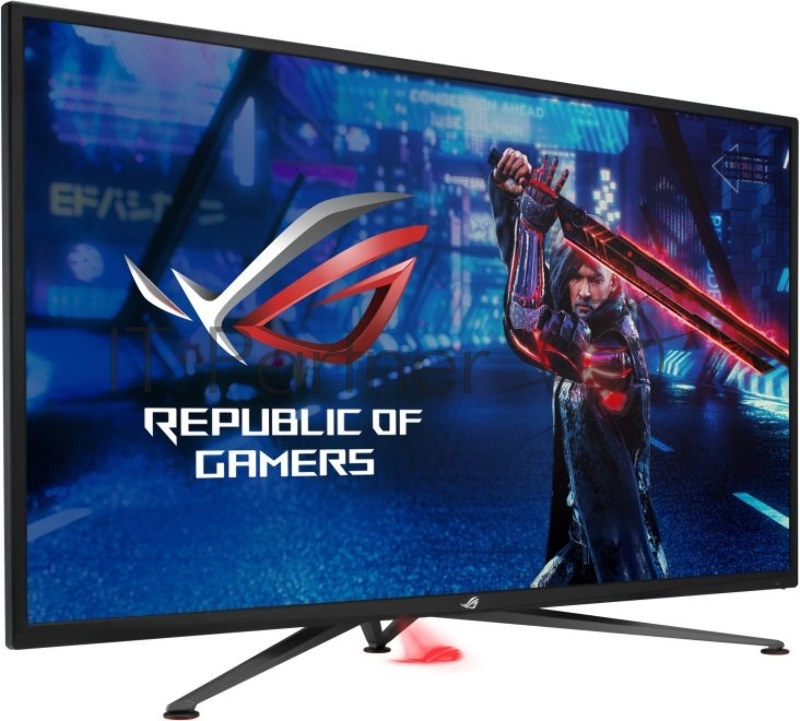 МОНИТОР 43 ASUS Gaming XG438QR Black (LED, Wide, 3840x2160, 120Hz, 4ms, 178°/178°, 450 cd/m, 4000:1, +DP, +3хHDMI, +2xM