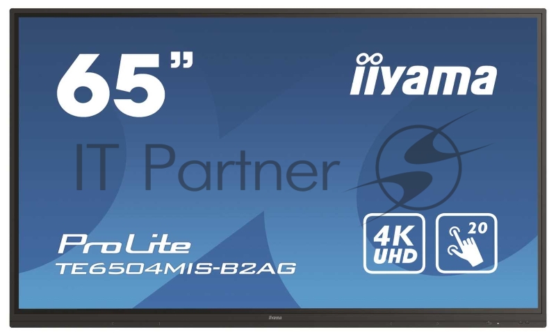 Монитор жидкокристаллический IIYAMA 55 Touchscreen LCD monitor UHD 4K, VGA, DVI, 2xHDMI, DP, USB, open frame