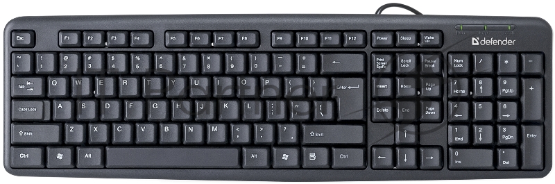 Клавиатура DEFENDER Element HB-520 USB B Черный 45522