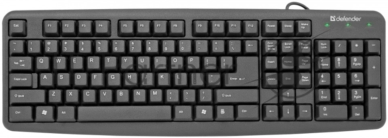 Клавиатура DEFENDER Element HB-520 USB B Черный 45522