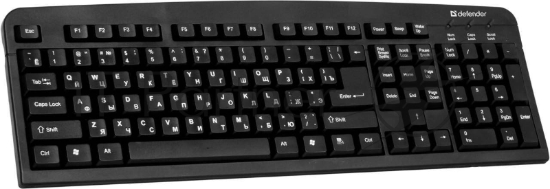 Клавиатура DEFENDER Element HB-520 USB B Черный 45522