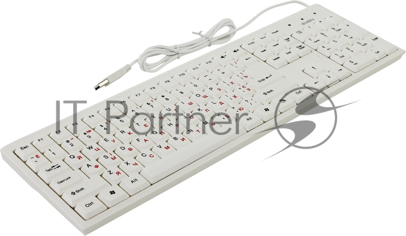 Клавиатура SVEN Standard 303 USB белая SV-03100303UW