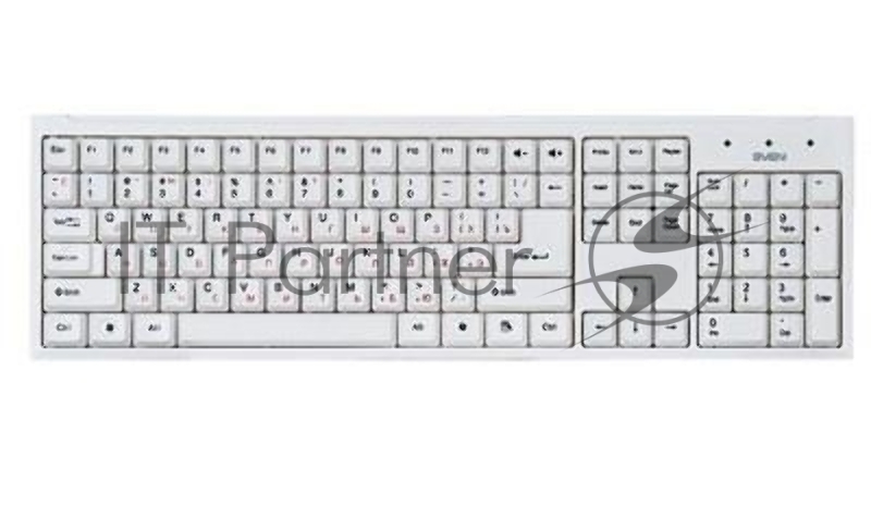 Клавиатура SVEN Standard 303 USB белая SV-03100303UW