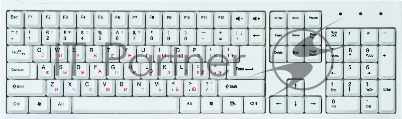 Клавиатура SVEN Standard 303 USB белая SV-03100303UW