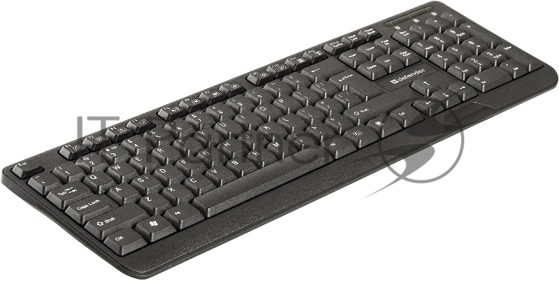 Клавиатура Keyboard DEFENDER OfficeMate HM-710 RU черный, Проводная клавиатура, полноразмерная 45710