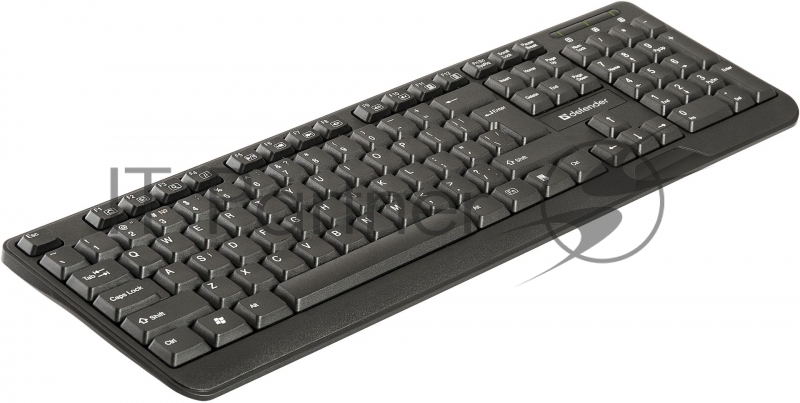 Клавиатура Keyboard DEFENDER OfficeMate HM-710 RU черный, Проводная клавиатура, полноразмерная 45710