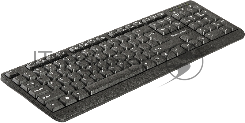Клавиатура Keyboard DEFENDER OfficeMate HM-710 RU черный, Проводная клавиатура, полноразмерная 45710