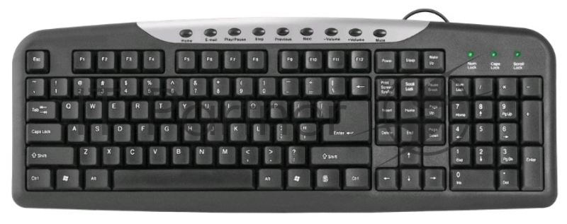 Клавиатура Defender HM-830 RU Black USB 45830 {Проводная клавиатура, полноразмерна}