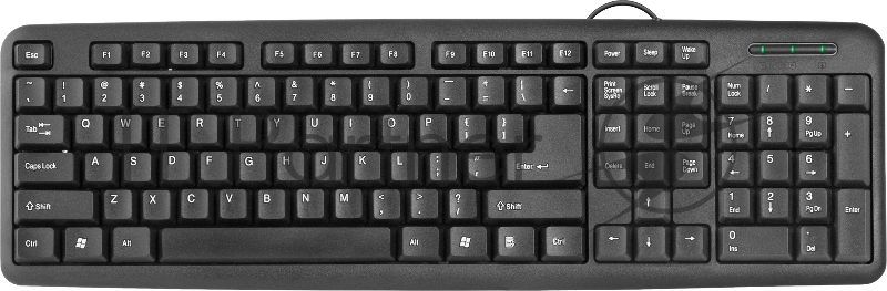 Клавиатура USB #1 HB-420 RU BLACK 45420 DEFENDER