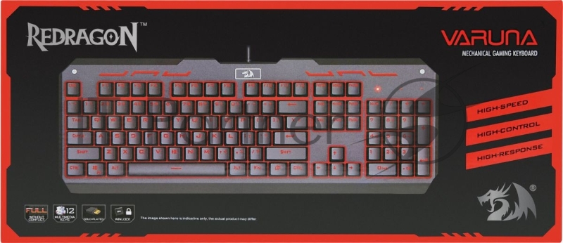 Клавиатура USB VARUNA REDRAGON RU 74904 DEFENDER