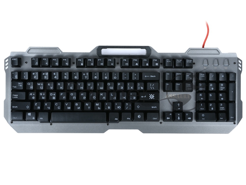Клавиатура USB DEFENDER ASSAULT GK-350L RU 45350