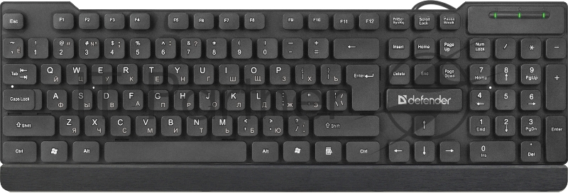 Клавиатура USB ELEMENT HB-190 RU BLACK 45191 DEFENDER