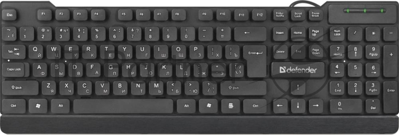 Клавиатура USB ELEMENT HB-190 RU BLACK 45191 DEFENDER