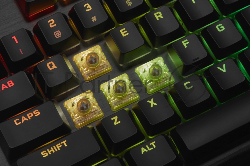 Игровая клавиатура Corsair Gaming™ CORSAIR K60 RGB PRO Low Profile Mechanical Gaming Keyboard, Backlit RGB LED, CHERRY MX Low Profile SPEED, Black