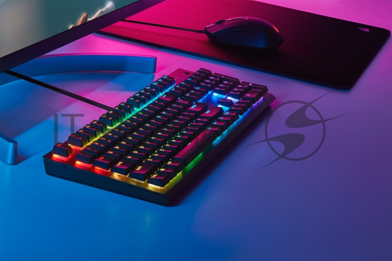 Игровая клавиатура Corsair Gaming™ CORSAIR K60 RGB PRO Low Profile Mechanical Gaming Keyboard, Backlit RGB LED, CHERRY MX Low Profile SPEED, Black