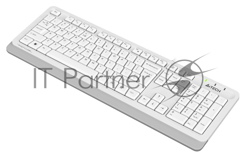 Клавиатура A4Tech Fstyler FKS10 белый/серый USB