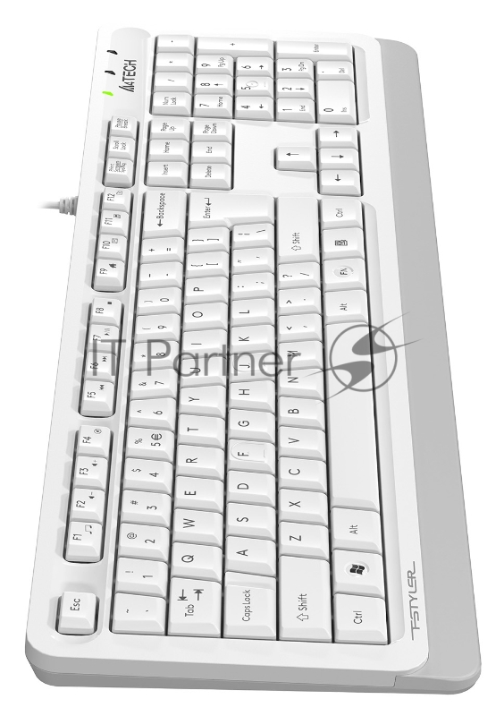 Клавиатура A4Tech Fstyler FKS10 белый/серый USB
