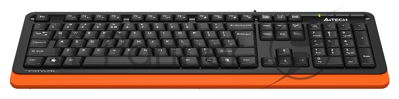 Клавиатура A4Tech Fstyler FKS10 черный/оранжевый USB