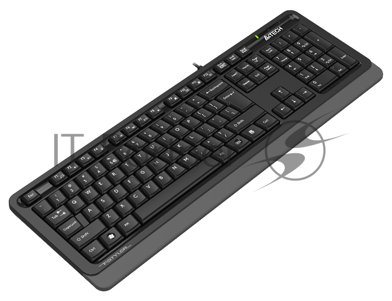 Клавиатура A4Tech Fstyler FKS10 черный/серый USB