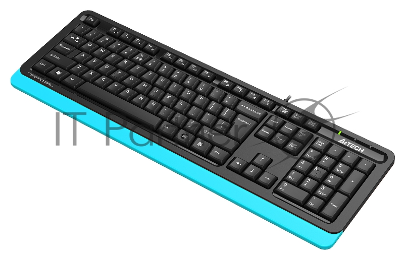 Клавиатура A4Tech Fstyler FKS10 черный/синий USB