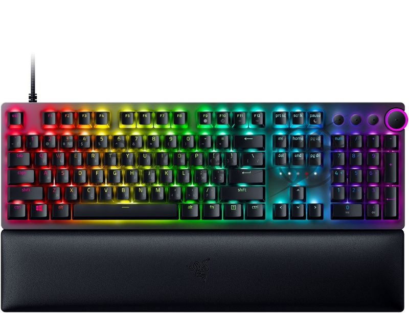 Игровая клавиатура Razer Huntsman V2 (Purple Switch) - Russian Layout Gaming Keyboard