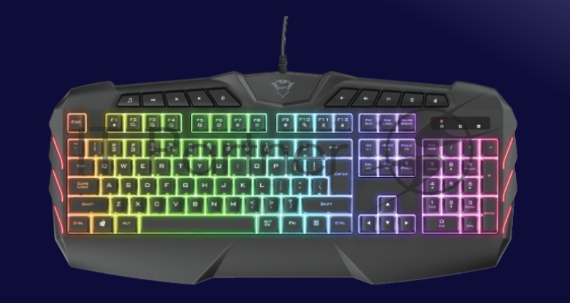 Клавиатура Trust полумеханическая GXT881 ODYSS SEMI-MECH KEYBOARD RU