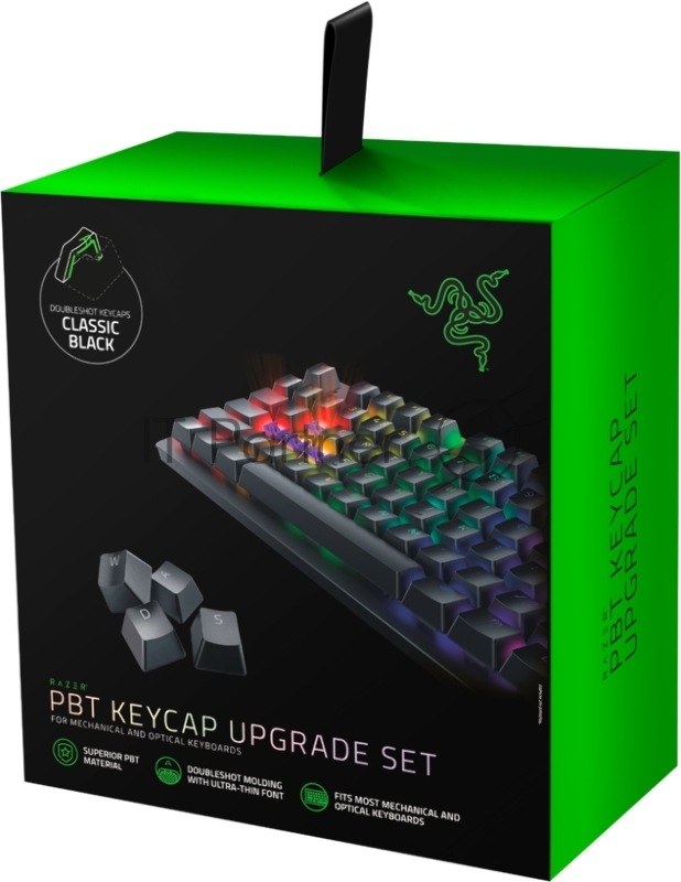 Клавиши Razer PBT Keycap Upgrade Set - Classic Black