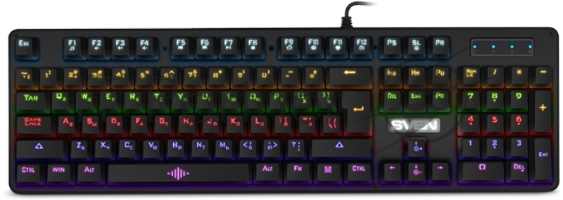 Механическая игровая клавиатура SVEN KB-G9100 (104кл., 12 Fn функций, подсветка)