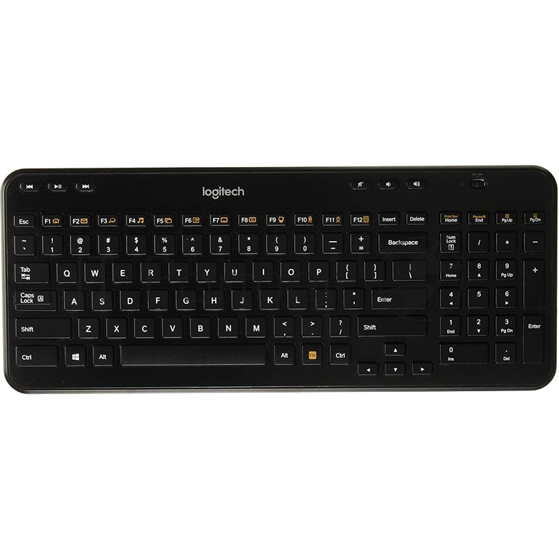 Клавиатура Logitech K360 черный USB беспроводная Multimedia