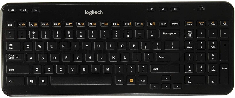 Клавиатура Logitech K360 черный USB беспроводная Multimedia