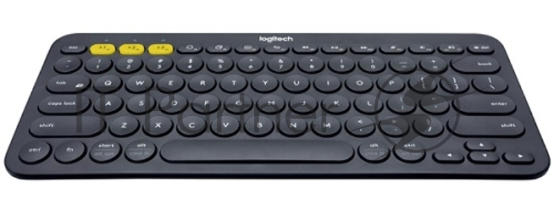 Клавиатура Logitech K380 темно-серый беспроводная BT slim Multimedia для ноутбука