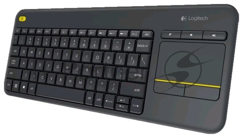 Клавиатура 920-007147 Logitech Keyboard K400 Wireless Touch Plus USB RTL