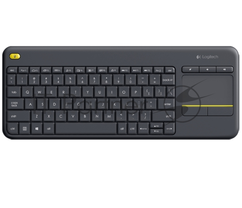 Клавиатура 920-007147 Logitech Keyboard K400 Wireless Touch Plus USB RTL
