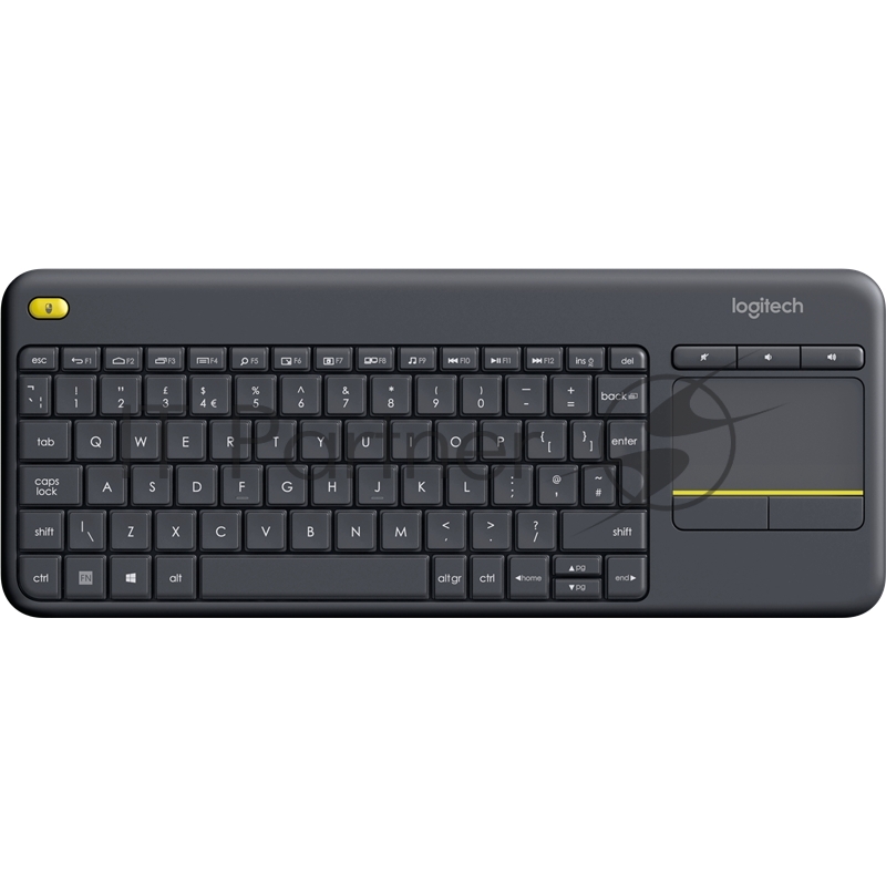 Клавиатура 920-007147 Logitech Keyboard K400 Wireless Touch Plus USB RTL