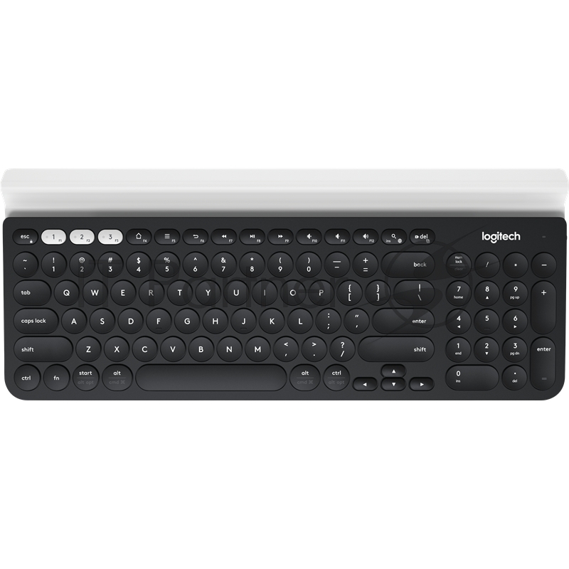 Клавиатура Logitech K780 черный/белый USB беспроводная BT