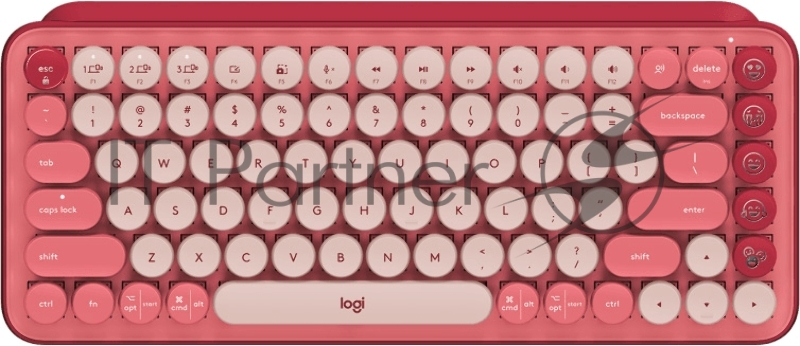 Клавиатура беспроводная Logitech POP KEYS, Heartbreaker Rose (M/N: YR0080/CU0021)