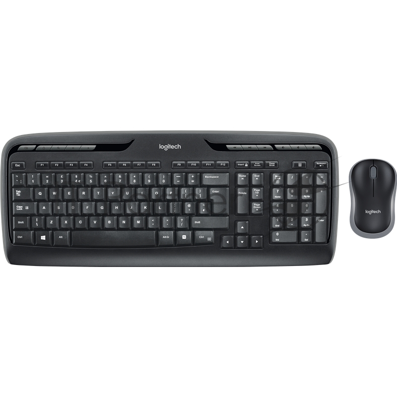 Клавиатура + мышь Logitech MK330 клав:черный мышь:черный USB беспроводная Multimedia