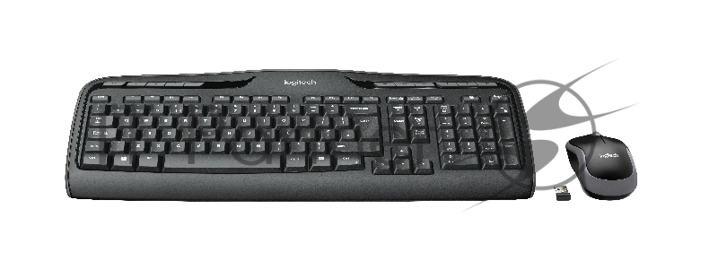 Клавиатура + мышь Logitech MK330 клав:черный мышь:черный USB беспроводная Multimedia