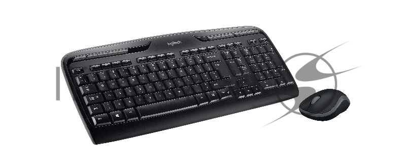 Клавиатура + мышь Logitech MK330 клав:черный мышь:черный USB беспроводная Multimedia