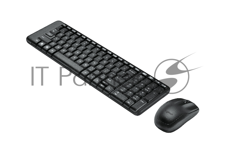 Клавиатура + мышь Logitech MK220 клав:черный мышь:черный USB беспроводная