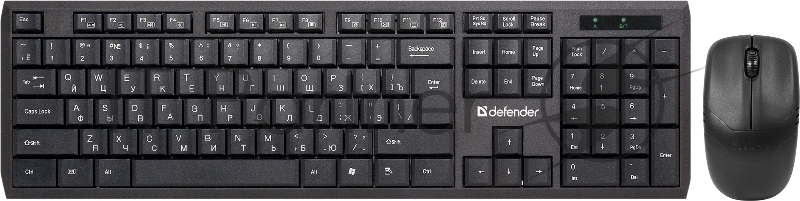 Клавиатура + мышь DEFENDER Harvard C-945 Nano черный 45945 {Кл:104+12 М:3кн, 800/1200/1600}