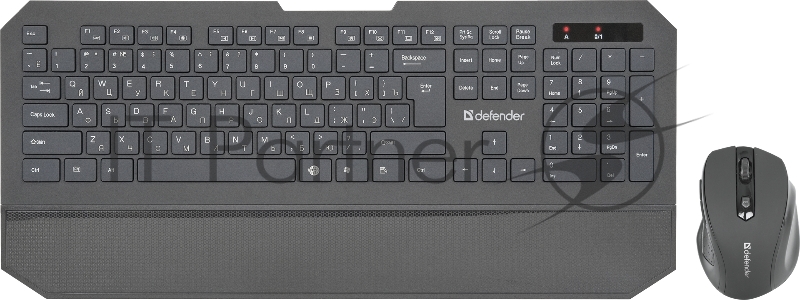 Клавиатура+мышь DEFENDER Berkeley C-925 Nano B Черный 45925 {Кл:104+12 М:6кн, 800/1200/1600}