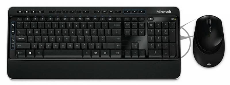 Клавиатура + мышь Microsoft Comfort 3050 клав:черный мышь:черный USB беспроводная Multimedia