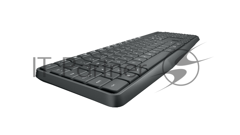 Клавиатура + мышь Logitech MK235 клав:черный мышь:черный USB беспроводная
