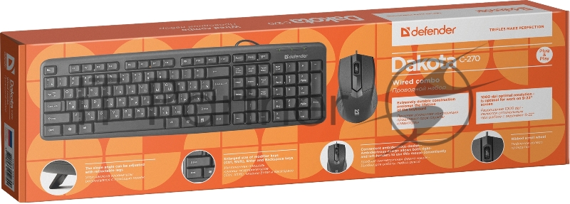 Клавиатура + мышь DAKOTA C-270 RU 45270 DEFENDER